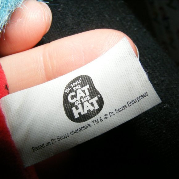 Dr. Seuss Thing 2 Collectible Cat in Hat Mini Plush McDonalds Happy Meal Toy - Picture 4 of 5